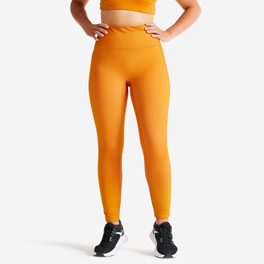 Legginsy fitness damskie Domyos ze sklepu Decathlon w kategorii Spodnie damskie - zdjęcie 176221687