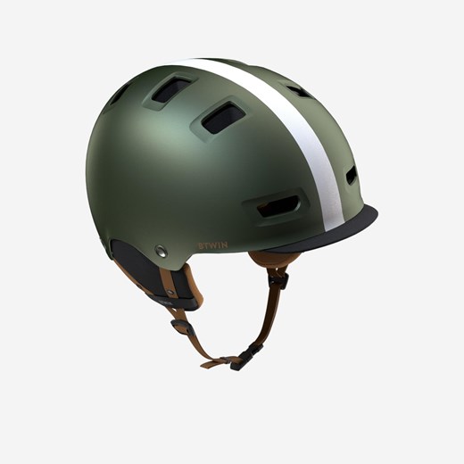 Kask na rower miejski Btwin 540 Orzeszek Btwin 40 M Decathlon