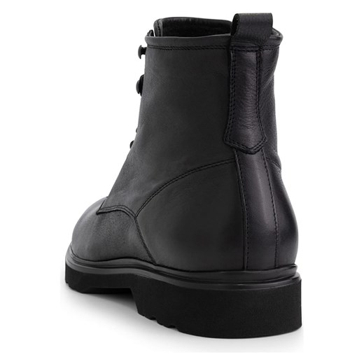 Denbroeck buty zimowe męskie czarne z tkaniny