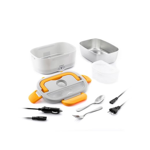 InnovaGoods Elektryczny pojemnik w kolorze biało-żółtym na lunch ze sklepu Limango Polska w kategorii Akcesoria do paznokci - zdjęcie 176230789