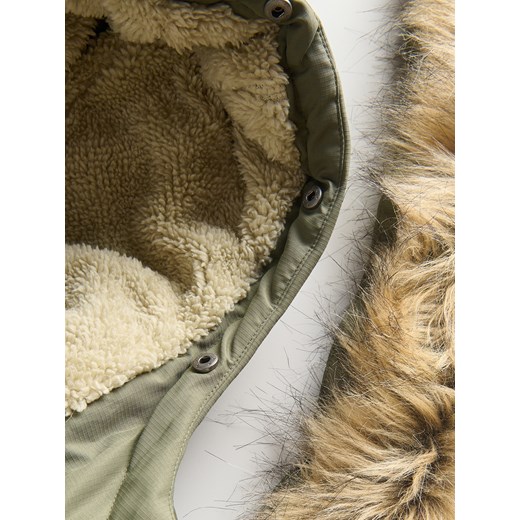 Reserved - Ocieplany kombinezon z rękawiczkami - oliwkowy Reserved 104 (3-4 lata) Reserved