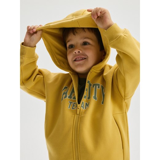 Reserved - Dresowy komplet z bawełny - kremowy Reserved 80 (9-12 m.) Reserved