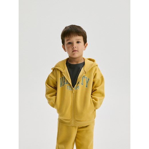 Reserved - Dresowy komplet z bawełny - kremowy Reserved 80 (9-12 m.) Reserved