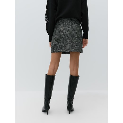 Reserved - Tweedowe spódnico-szorty - wielobarwny Reserved L Reserved