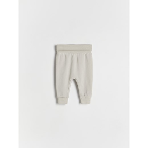 Reserved - Bawełniane spodnie - jasnoszary Reserved 74 (6-9 m.) Reserved