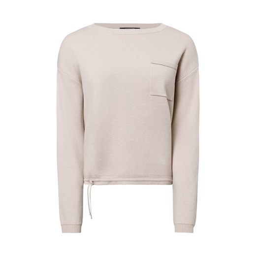 comma Sweter damski Kobiety beżowy marmurkowy ze sklepu vangraaf w kategorii Swetry damskie - zdjęcie 176237386