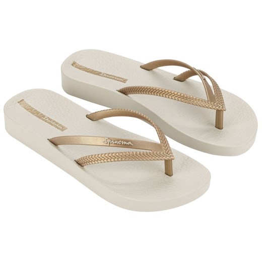 Japonki Ipanema Bossa Soft V Fem 82840-AQ441 złoty ze sklepu ButyModne.pl w kategorii Klapki damskie - zdjęcie 176241397