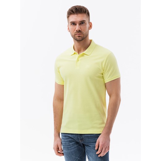 Zestaw koszulek męskich polo z dzianiny pique 3-pak - mix V14 Z28 M ombre
