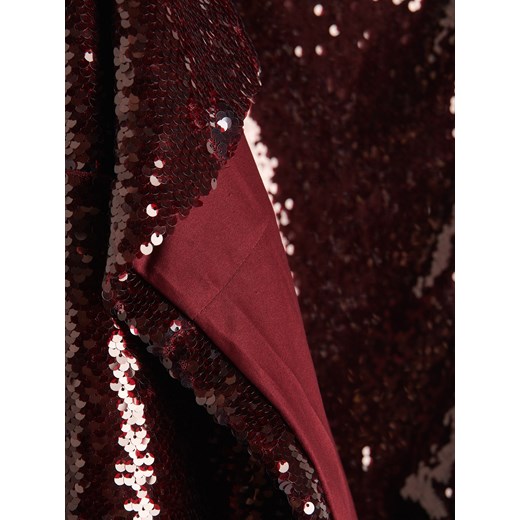 Reserved - Sukienka w cekiny - burgundowy Reserved XS Reserved