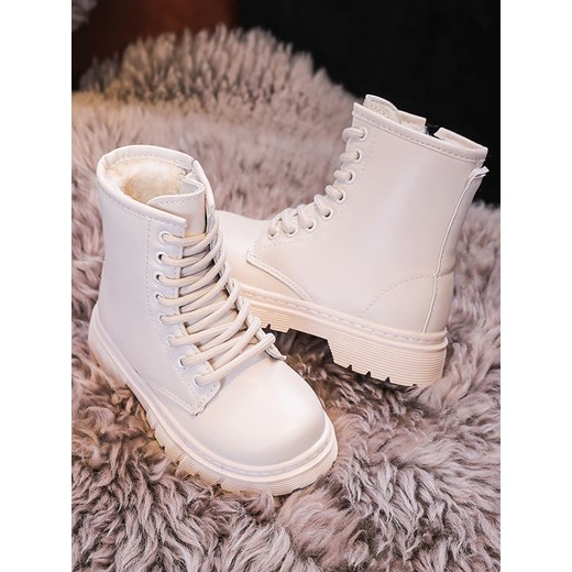 Buty zimowe dziecięce Rock & Joy sznurowane na jesień 