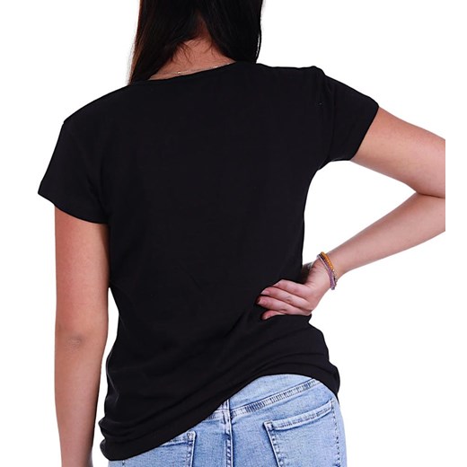 Czarna bawełniana koszulka t-shirt z dziewczynami /H2 K23 ub793S191/ M okazyjna cena Pantofelek24.pl