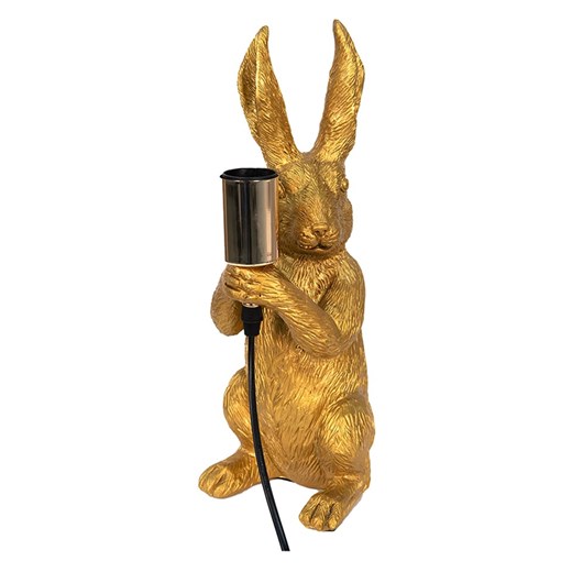 Clayre &amp; Eef Lampa stołowa w kolorze złotym - 17 x 36 x 13 cm ze sklepu Limango Polska w kategorii Lampy stołowe - zdjęcie 176256559