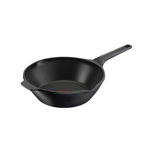 Tefal Patelnia wok &quot;Robusto&quot; w kolorze czarnym - Ø 28 cm ze sklepu Limango Polska w kategorii Garnki - zdjęcie 176256636