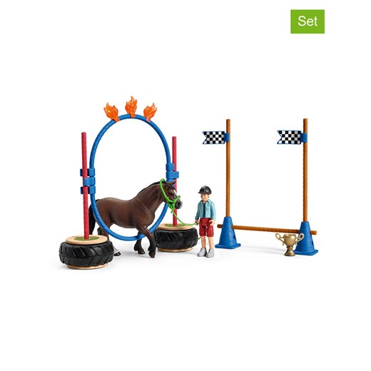 Schleich 26-częściowy zestaw &quot;Pony agility race&quot; - 3+ ze sklepu Limango Polska w kategorii Zabawki - zdjęcie 176256769