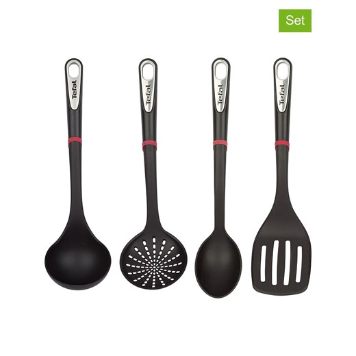Tefal 4-częściowy zestaw kuchenny &quot;Ingenio&quot; w kolorze czarnym ze sklepu Limango Polska w kategorii Akcesoria kuchenne - zdjęcie 176257518