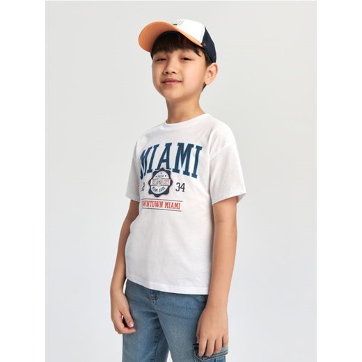 Sinsay - Koszulka - biały ze sklepu Sinsay w kategorii T-shirty chłopięce - zdjęcie 176258445