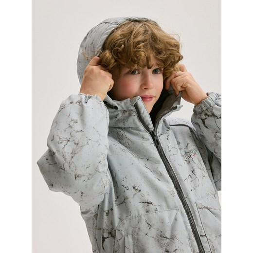 Reserved - Kurtka z kapturem - jasnoszary ze sklepu Reserved w kategorii Kurtki chłopięce - zdjęcie 176262907