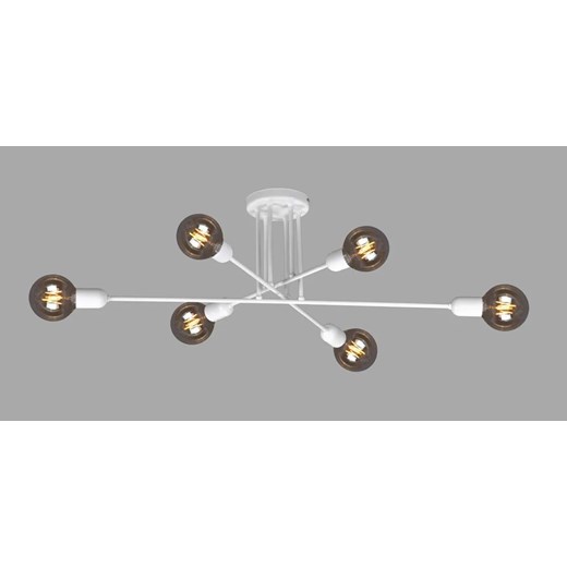Biała metalowa lampa sufitowa patyki bez kloszy - A726-Akma Lumes One Size Edinos.pl