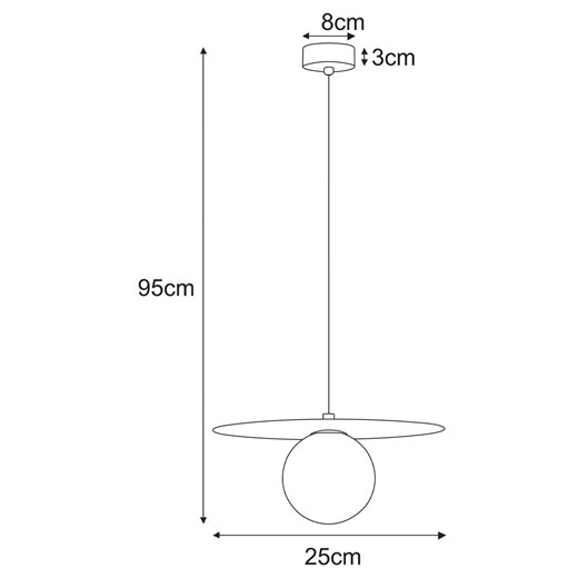 Lampa wisząca Lumes