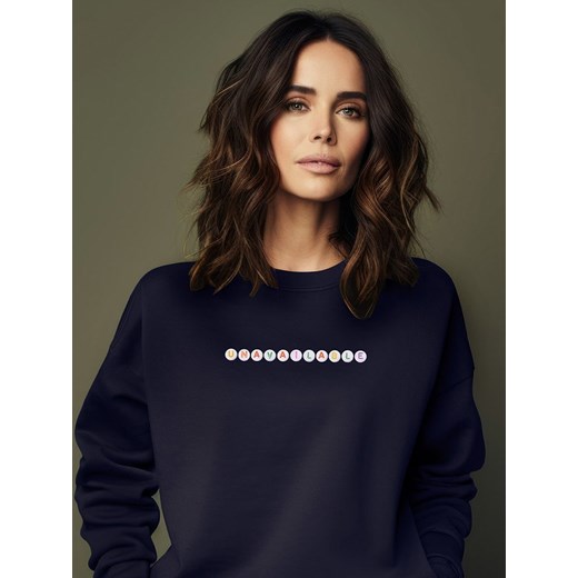 WOOOP Bluza w kolorze granatowym Wooop XXL promocyjna cena Limango Polska