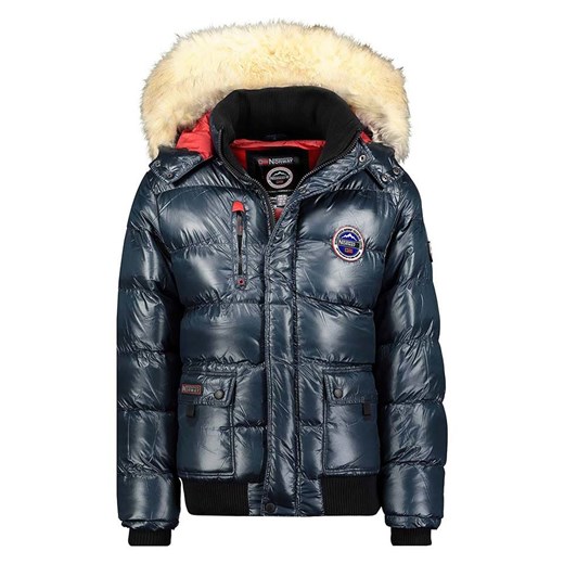 Geographical Norway Kurtka zimowa &quot;Bugs&quot; w kolorze granatowym ze sklepu Limango Polska w kategorii Kurtki męskie - zdjęcie 176265636