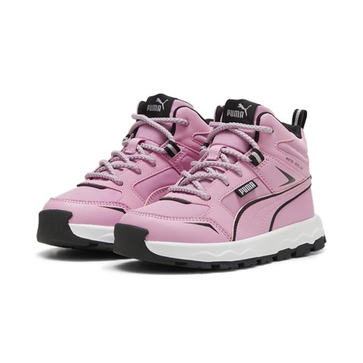 Dziecięc sneakersy Evolve Trail PUMA Mauved Out Black Silver Pink Metallic Puma Decathlon