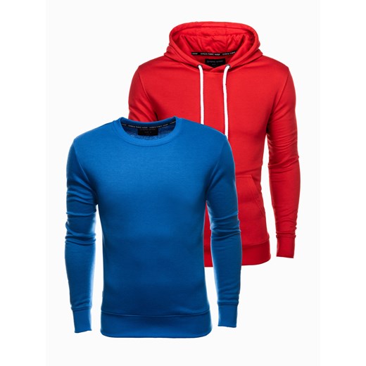 Zestaw bluz męskich BASIC - mix 2-pak V6 Z54 XL ombre