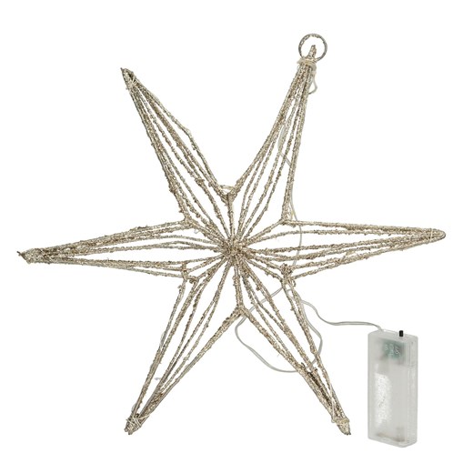 Gwiazda led Glitter Star 30 cm ze sklepu dekoria.pl w kategorii Dekoracje bożonarodzeniowe - zdjęcie 176277478
