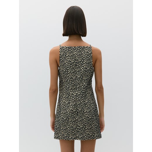 Reserved - Sukienka w żakardowy wzór - wielobarwny Reserved XL Reserved