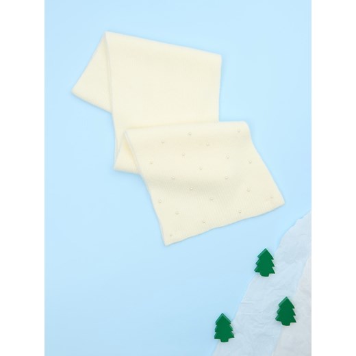 Sinsay - Szalik - kremowy Sinsay One Size Sinsay