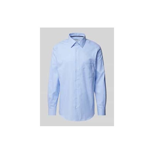 Koszula biznesowa o kroju Modern Fit z kołnierzykiem typu kent ze sklepu Peek&Cloppenburg  w kategorii Koszule męskie - zdjęcie 176284479