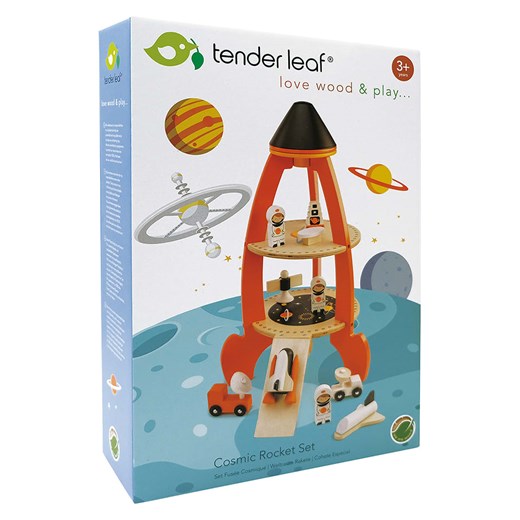 Tender Leaf Toys Rakieta z akcesoriami - 3+ Tender Leaf Toys onesize okazja Limango Polska