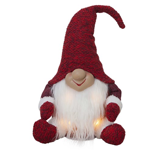 STAR Trading Figurka dekoracyjna LED &quot;Joylight&quot; w kolorze biało-czerwonym - 20 x 34 x 15 cm ze sklepu Limango Polska w kategorii Dekoracje bożonarodzeniowe - zdjęcie 176284688