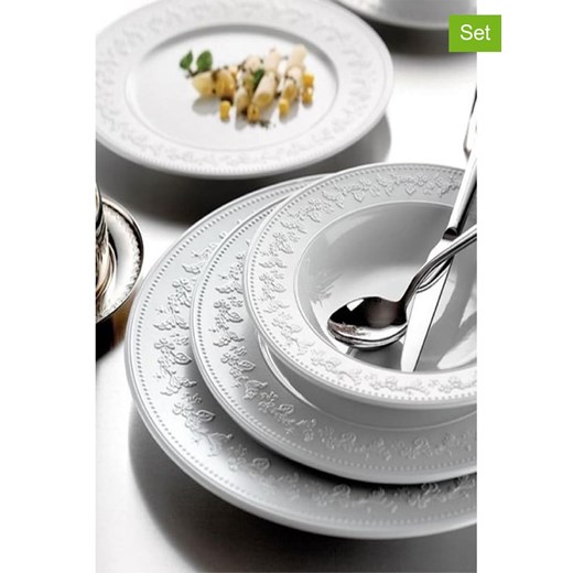 Hermia 24-częściowy zestaw w kolorze białym Hermia onesize okazyjna cena Limango Polska