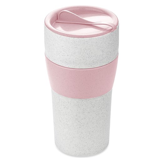 koziol Kubek &quot;Aroma To Go XL&quot; w kolorze biało-jasnoróżowym - 700 ml ze sklepu Limango Polska w kategorii Kubki - zdjęcie 176284729