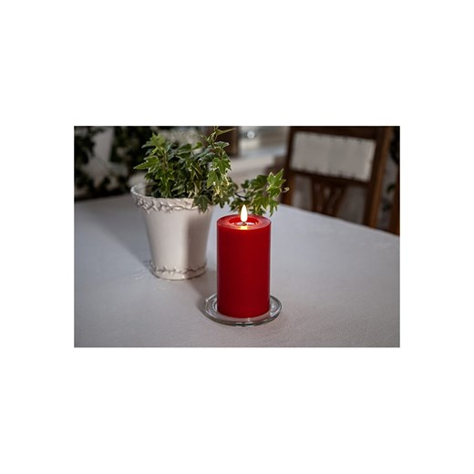 STAR Trading Świeca LED "Flamme Flow" w kolorze czerwonym - wys. 15 cm Star Trading onesize okazja Limango Polska