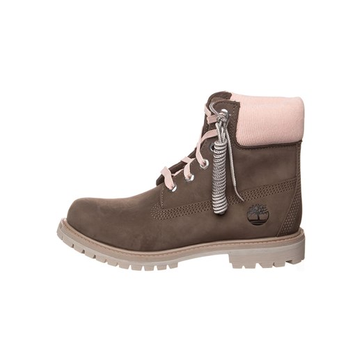 Timberland Skórzane botki "6 Prem" w kolorze brązowym Timberland 39,5 okazja Limango Polska