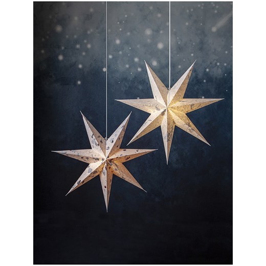 STAR Trading Gwiazda papierowa "Care" w kolorze białym - Ø 60 cm Star Trading onesize Limango Polska okazja