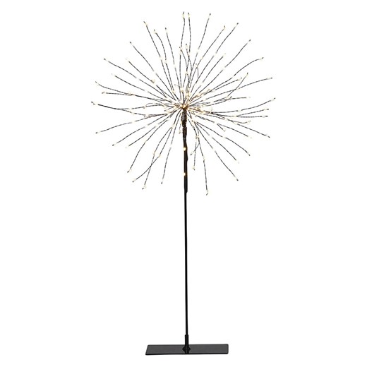 STAR Trading Gwiazda stojąca 3D LED "Firework" w kolorze czarnym - wys. 50 cm ze sklepu Limango Polska w kategorii Dekoracje - zdjęcie 176285396
