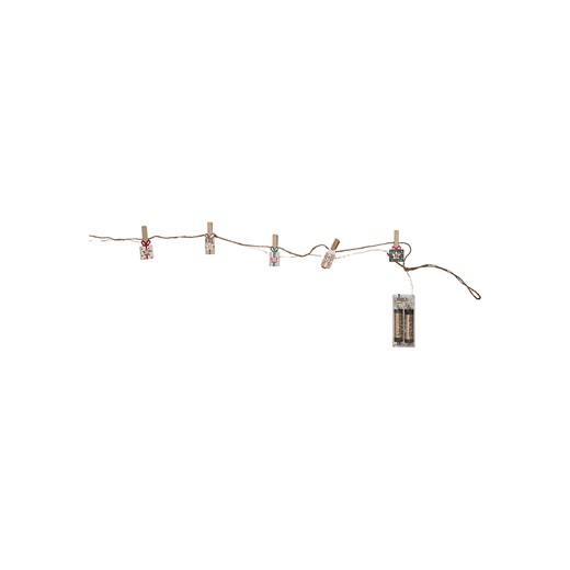 STAR Trading Łańcuch świetlny LED &quot;Clippy Advent&quot; w różnych kolorach - dł. 240 cm ze sklepu Limango Polska w kategorii Oświetlenie led - zdjęcie 176285408