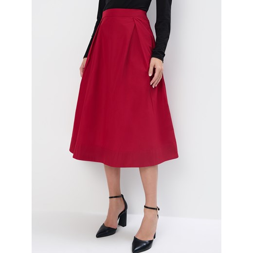 Mohito - Czerwona spódnica midi - czerwony Mohito 36 Mohito