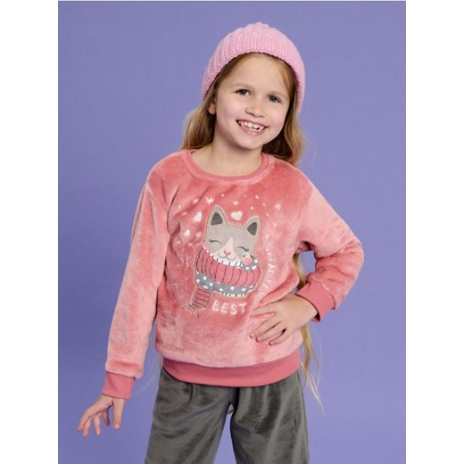 Sinsay - Bluza - różowy ze sklepu Sinsay w kategorii Bluzy dziewczęce - zdjęcie 176288015