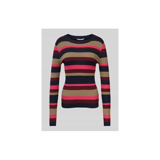 Sweter z dzianiny z okrągłym dekoltem model ‘Minnie’ ze sklepu Peek&Cloppenburg  w kategorii Swetry damskie - zdjęcie 176288355