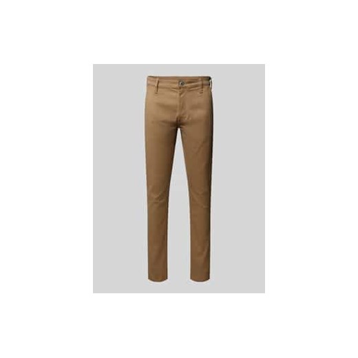 Chinosy o kroju skinny fit z kieszeniami z tyłu ze sklepu Peek&Cloppenburg  w kategorii Spodnie męskie - zdjęcie 176288359