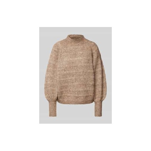 Sweter z flauszu z okrągłym dekoltem model ‘CELINA’ ze sklepu Peek&Cloppenburg  w kategorii Swetry damskie - zdjęcie 176288397