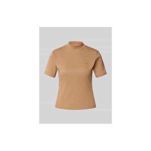 T-shirt o kroju slim fit z wyhaftowanym logo model ‘NEW CODY’ ze sklepu Peek&Cloppenburg  w kategorii Bluzki damskie - zdjęcie 176288466