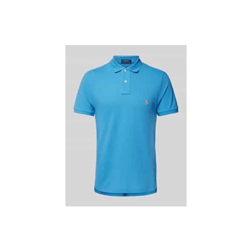 Koszulka polo o kroju custom fit z czystej bawełny ze sklepu Peek&Cloppenburg  w kategorii T-shirty męskie - zdjęcie 176288567