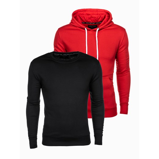 Zestaw bluz męskich BASIC - mix 2-pak V1 Z54 ze sklepu ombre w kategorii Bluzy męskie - zdjęcie 176289079