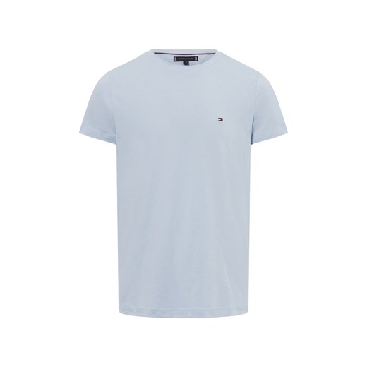 Tommy Hilfiger T-shirt męski Mężczyźni Dżersej jasnoniebieski jednolity Tommy Hilfiger XXL vangraaf
