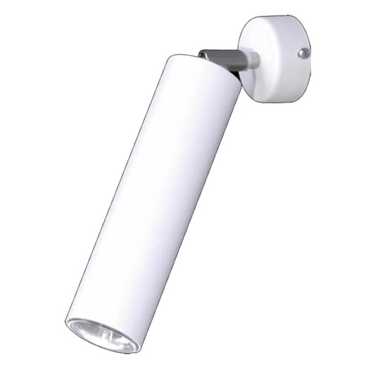 Biały metalowy ruchomy kinkiet tuba - A739 L2-W10 - id: 47266 - marki Lumes - 176290035 Biały metalowy ruchomy kinkiet tuba - A739 L2-W10 ze sklepu Edinos.pl w kategorii Lampy ścienne - zdjęcie 176290035